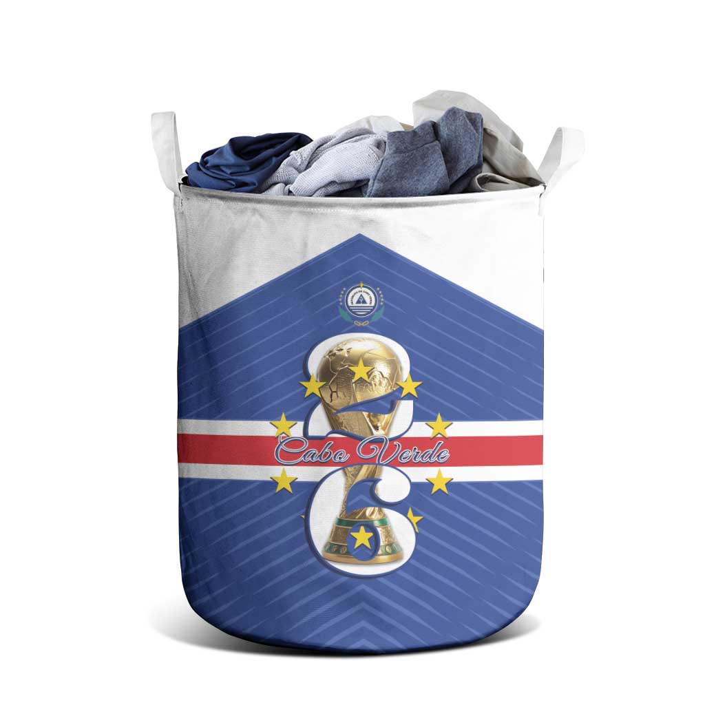 Cape Verde Football Laundry Basket 2026 Tubaroes Azuis First-ever World Cup - Wonder Print Shop