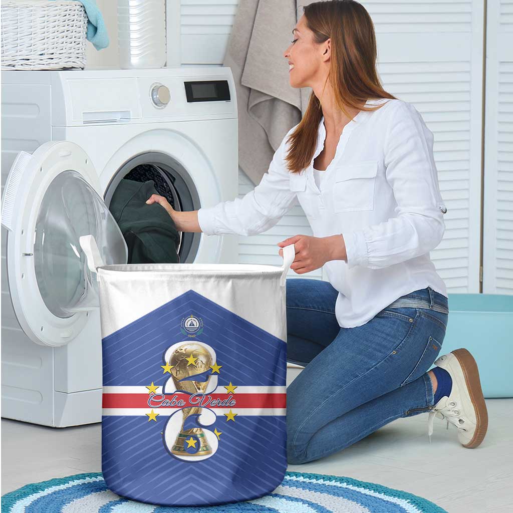 Cape Verde Football Laundry Basket 2026 Tubaroes Azuis First-ever World Cup - Wonder Print Shop