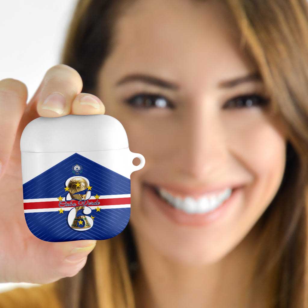 Cape Verde Football AirPods Case 2026 Tubaroes Azuis First-ever World Cup - Wonder Print Shop