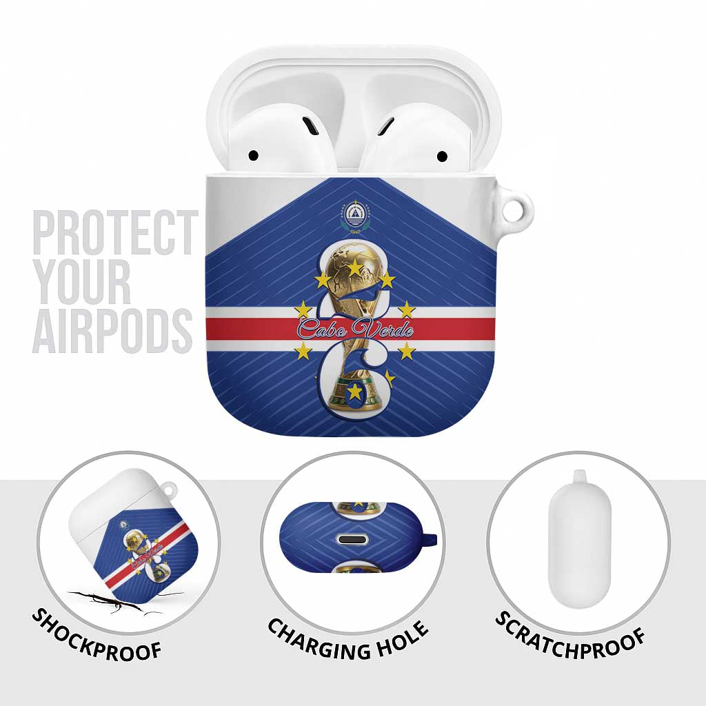 Cape Verde Football AirPods Case 2026 Tubaroes Azuis First-ever World Cup - Wonder Print Shop