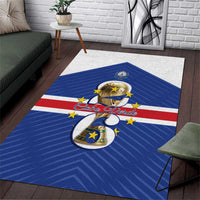 Cape Verde Football Area Rug 2026 Tubaroes Azuis First-ever World Cup - Wonder Print Shop