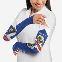 Personalized Cape Verde Football Arm Sleeves 2026 Tubaroes Azuis First-ever World Cup - Wonder Print Shop