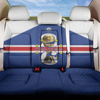 Cape Verde Football Back Car Seat Cover 2026 Tubaroes Azuis First-ever World Cup - Wonder Print Shop