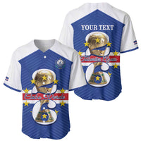 Personalized Cape Verde Football Baseball Jersey 2026 Tubaroes Azuis First-ever World Cup - Wonder Print Shop