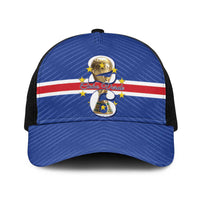 Cape Verde Football Baseball Net Cap 2026 Tubaroes Azuis First-ever World Cup - Wonder Print Shop