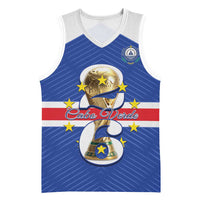 Personalized Cape Verde Football Basketball Jersey 2026 Tubaroes Azuis First-ever World Cup - Wonder Print Shop