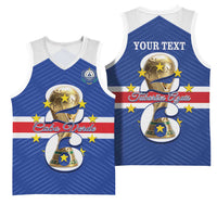 Personalized Cape Verde Football Basketball Jersey 2026 Tubaroes Azuis First-ever World Cup - Wonder Print Shop