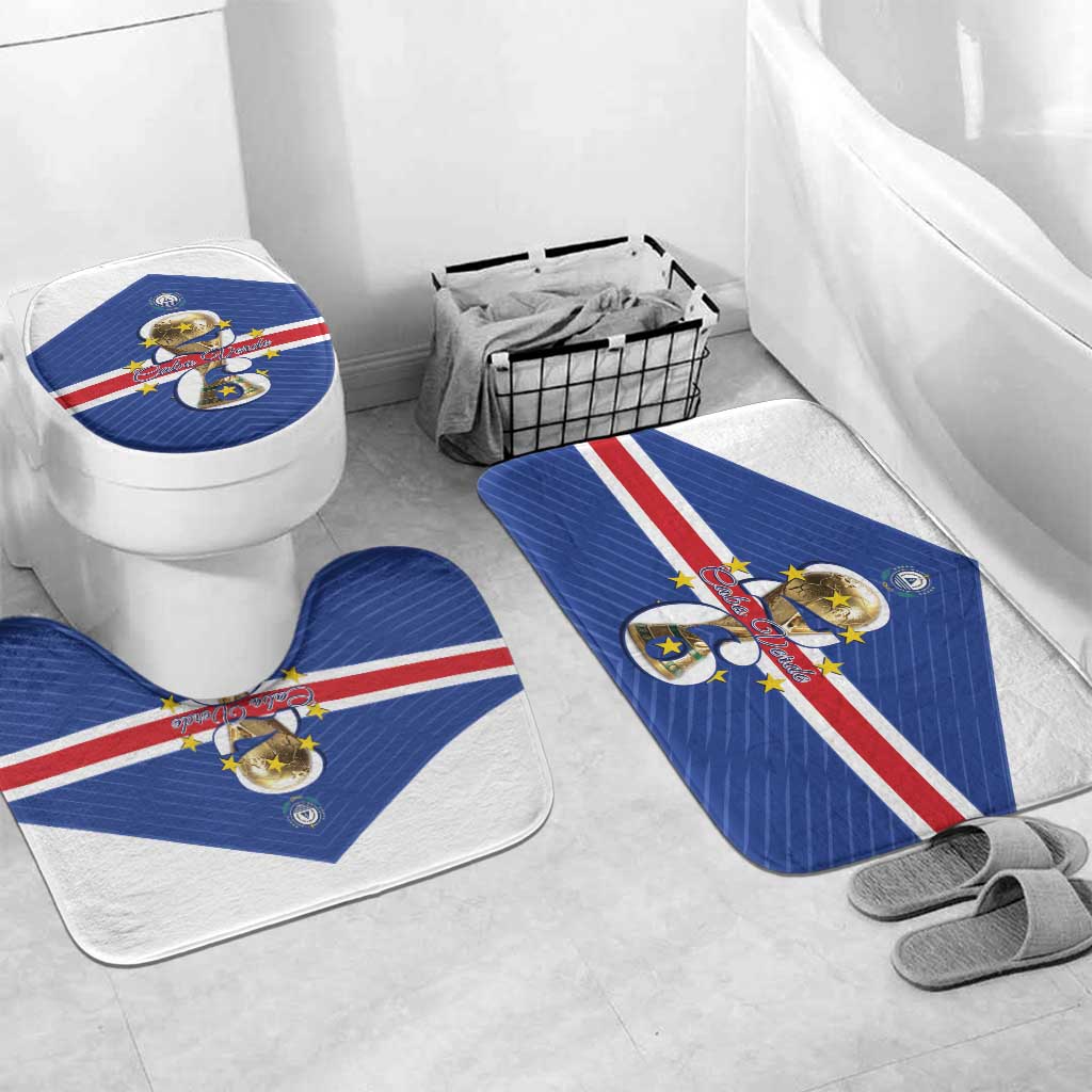 Cape Verde Football Bathroom Set 2026 Tubaroes Azuis First-ever World Cup - Wonder Print Shop