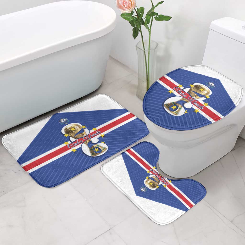 Cape Verde Football Bathroom Set 2026 Tubaroes Azuis First-ever World Cup - Wonder Print Shop