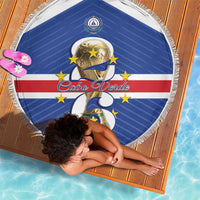 Cape Verde Football Beach Blanket 2026 Tubaroes Azuis First-ever World Cup - Wonder Print Shop