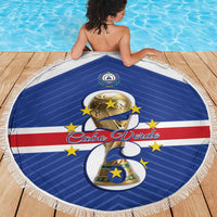 Cape Verde Football Beach Blanket 2026 Tubaroes Azuis First-ever World Cup - Wonder Print Shop