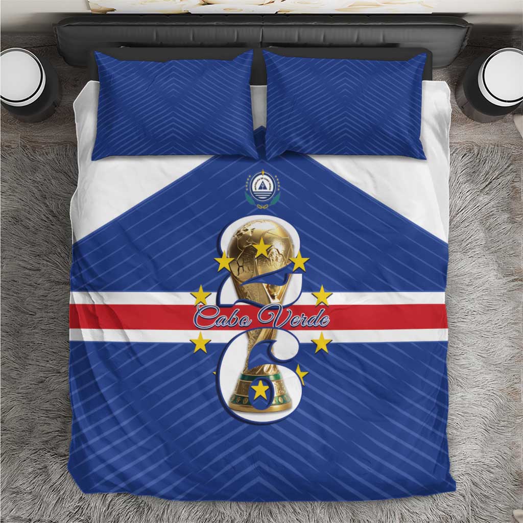 Cape Verde Football Bedding Set 2026 Tubaroes Azuis First-ever World Cup - Wonder Print Shop