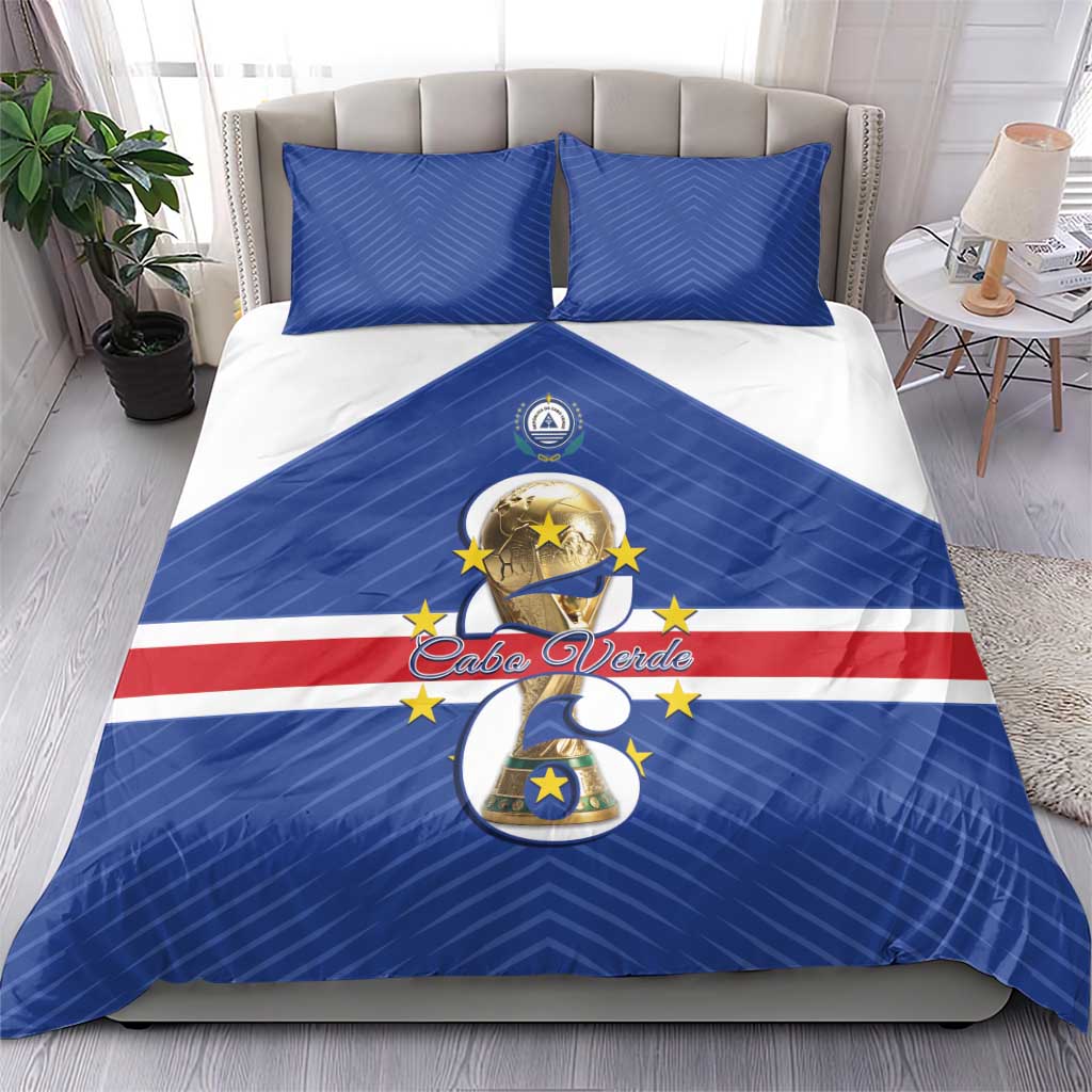 Cape Verde Football Bedding Set 2026 Tubaroes Azuis First-ever World Cup - Wonder Print Shop