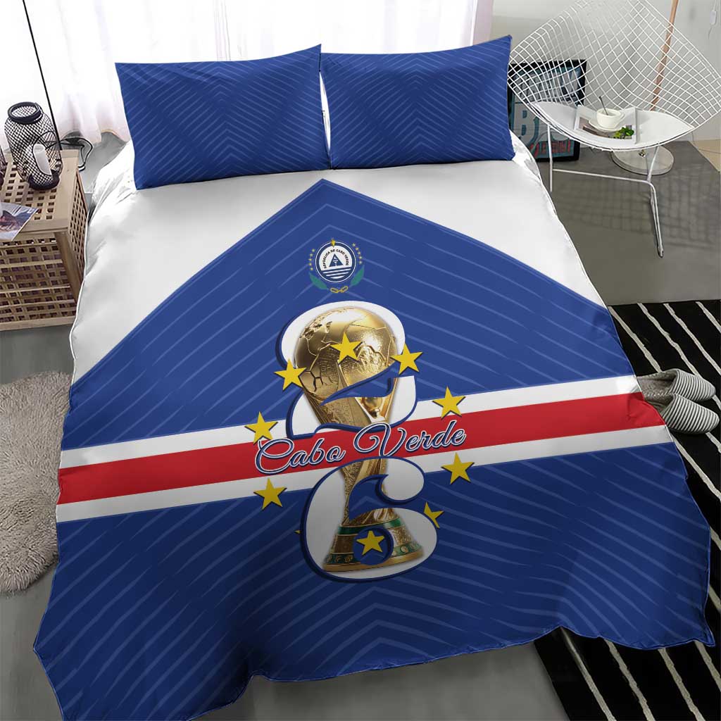 Cape Verde Football Bedding Set 2026 Tubaroes Azuis First-ever World Cup - Wonder Print Shop