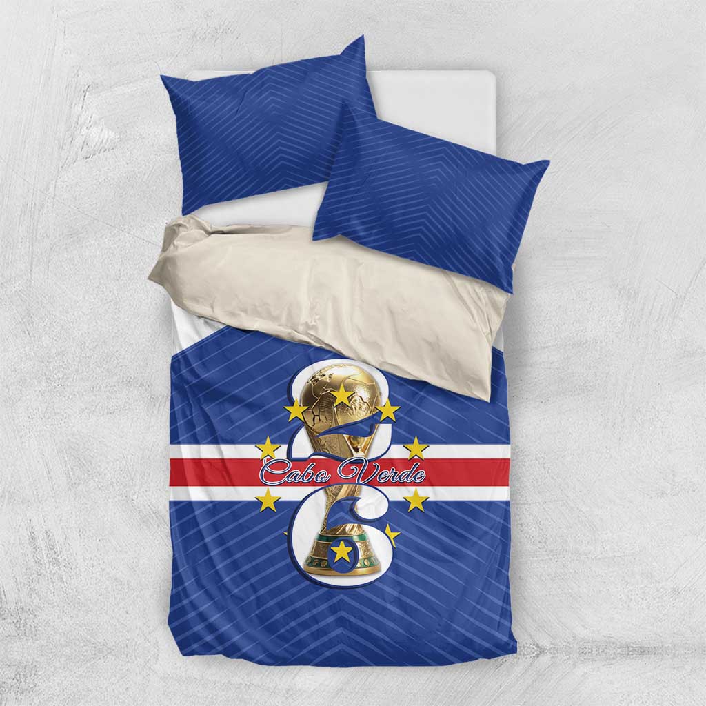 Cape Verde Football Bedding Set 2026 Tubaroes Azuis First-ever World Cup - Wonder Print Shop