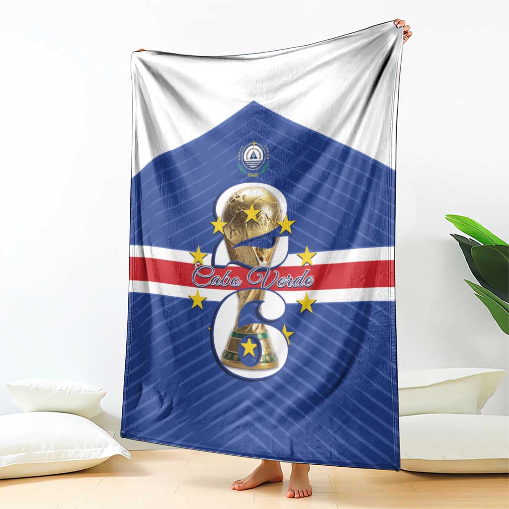 Cape Verde Football Blanket 2026 Tubaroes Azuis First-ever World Cup - Wonder Print Shop