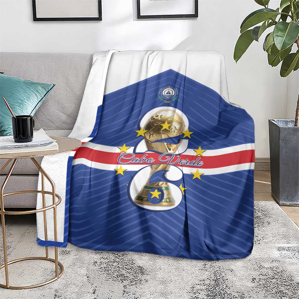 Cape Verde Football Blanket 2026 Tubaroes Azuis First-ever World Cup - Wonder Print Shop
