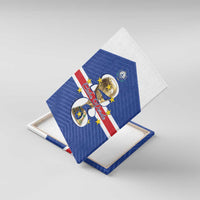 Cape Verde Football Canvas Wall Art 2026 Tubaroes Azuis First-ever World Cup - Wonder Print Shop