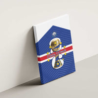 Cape Verde Football Canvas Wall Art 2026 Tubaroes Azuis First-ever World Cup - Wonder Print Shop