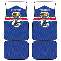 Personalized Cape Verde Football Car Mats 2026 Tubaroes Azuis First-ever World Cup - Wonder Print Shop