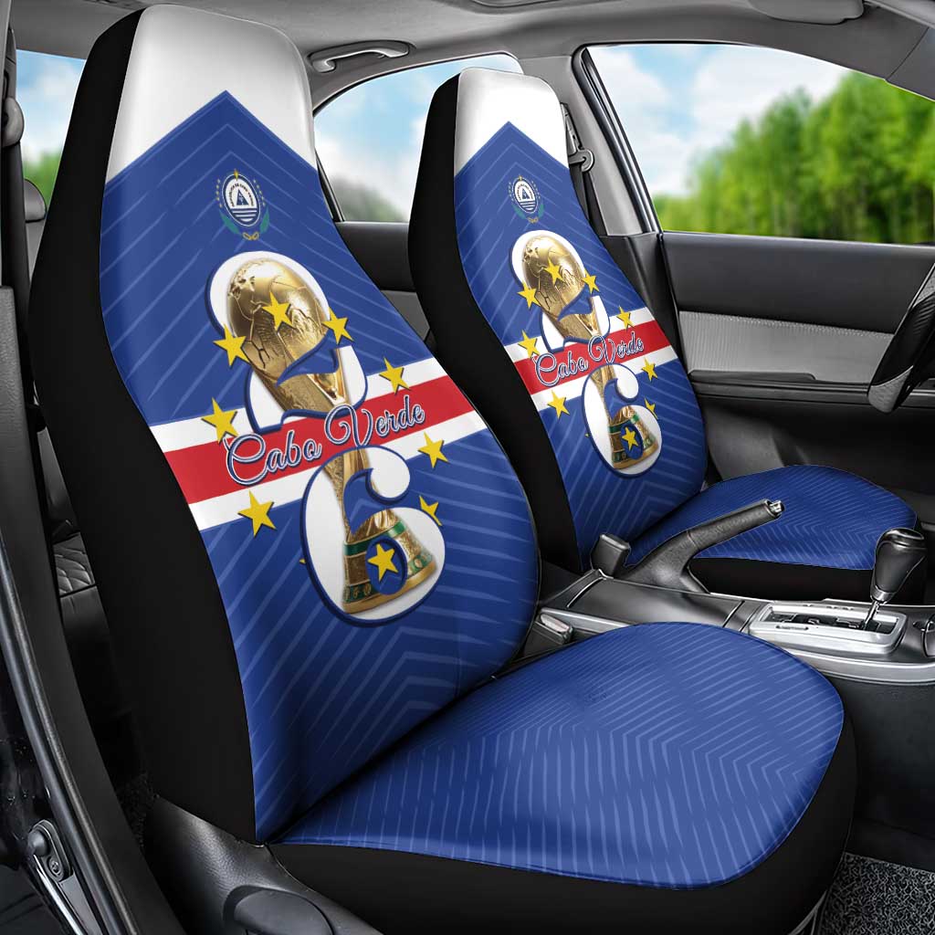 Cape Verde Football Car Seat Cover 2026 Tubaroes Azuis First-ever World Cup - Wonder Print Shop