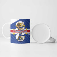 Personalized Cape Verde Football Ceramic Mug 2026 Tubaroes Azuis First-ever World Cup - Wonder Print Shop