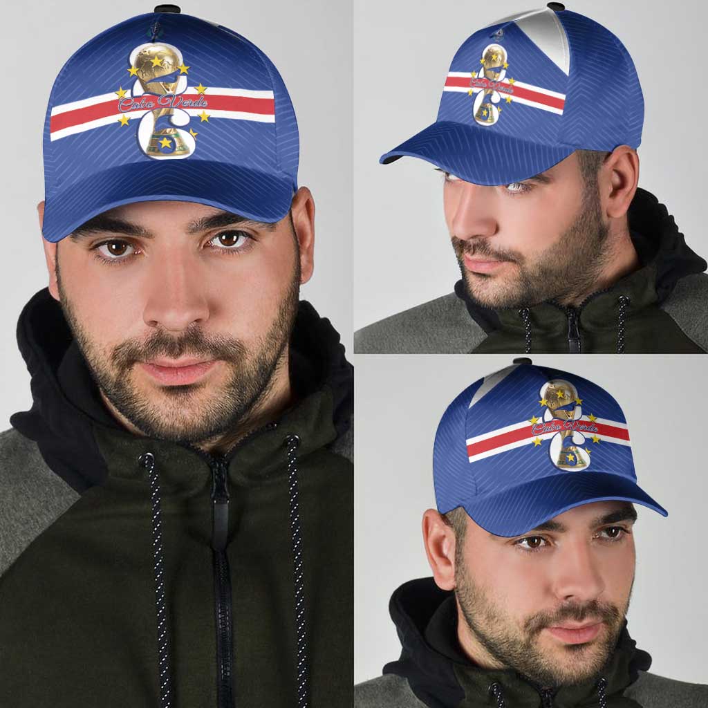 Cape Verde Football Classic Cap 2026 Tubaroes Azuis First-ever World Cup - Wonder Print Shop