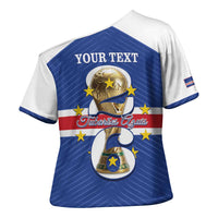 Personalized Cape Verde Football Cross Shoulder Shirt 2026 Tubaroes Azuis First-ever World Cup - Wonder Print Shop