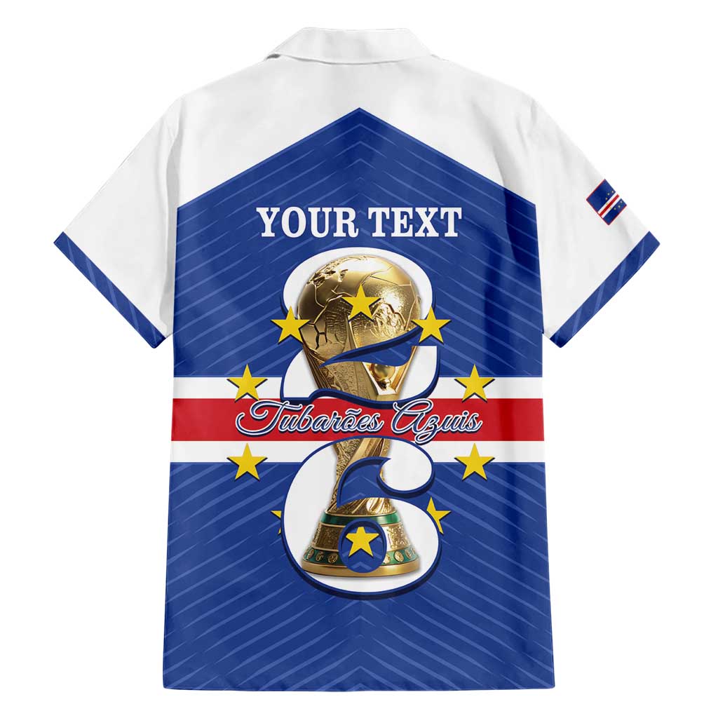Personalized Cape Verde Football Family Matching Off Shoulder Short Dress and Hawaiian Shirt 2026 Tubaroes Azuis First-ever World Cup - Wonder Print Shop