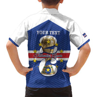 Personalized Cape Verde Football Family Matching Puletasi and Hawaiian Shirt 2026 Tubaroes Azuis First-ever World Cup - Wonder Print Shop