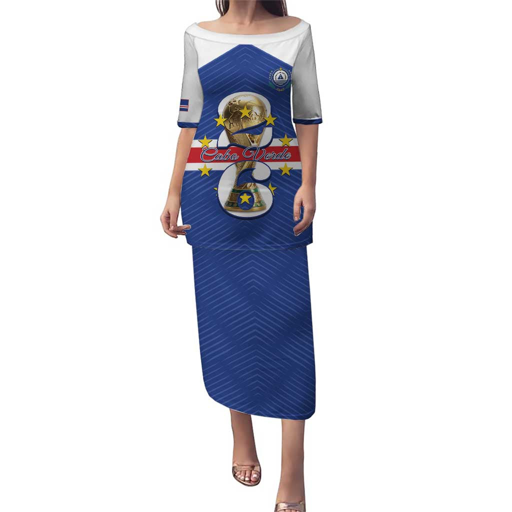 Personalized Cape Verde Football Family Matching Puletasi and Hawaiian Shirt 2026 Tubaroes Azuis First-ever World Cup - Wonder Print Shop
