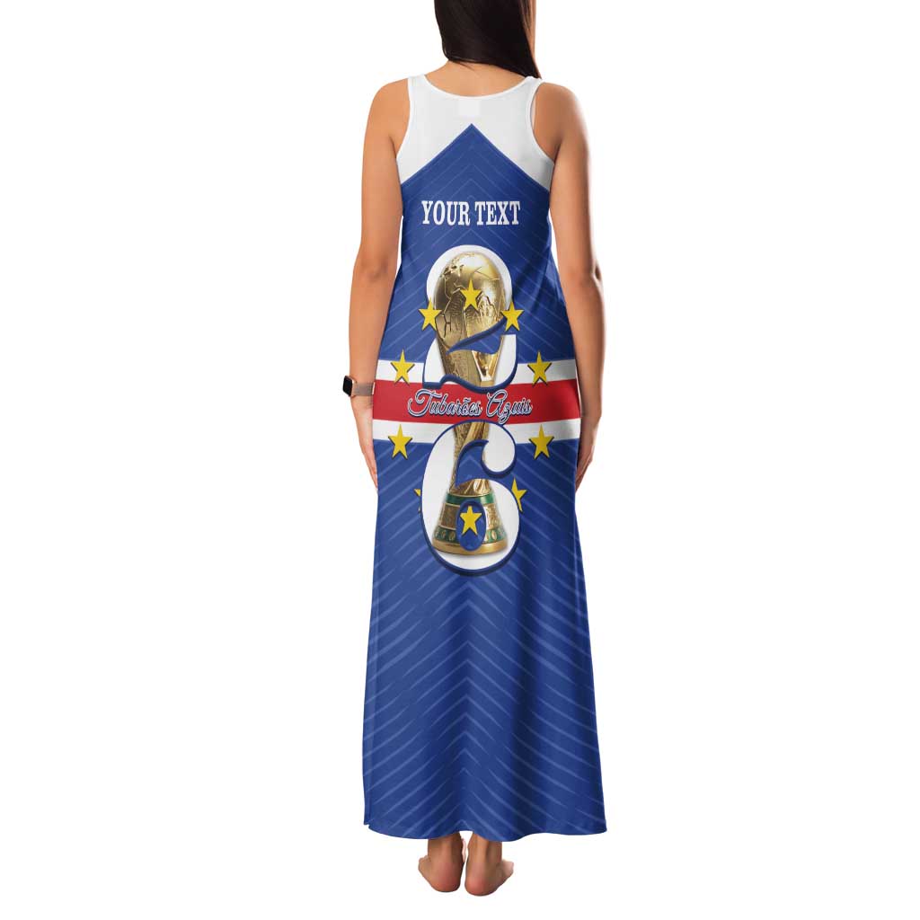 Personalized Cape Verde Football Family Matching Tank Maxi Dress and Hawaiian Shirt 2026 Tubaroes Azuis First-ever World Cup - Wonder Print Shop