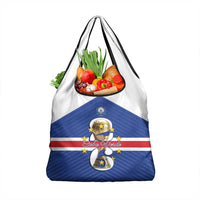 Cape Verde Football Grocery Bag 2026 Tubaroes Azuis First-ever World Cup - Wonder Print Shop