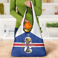 Cape Verde Football Grocery Bag 2026 Tubaroes Azuis First-ever World Cup - Wonder Print Shop