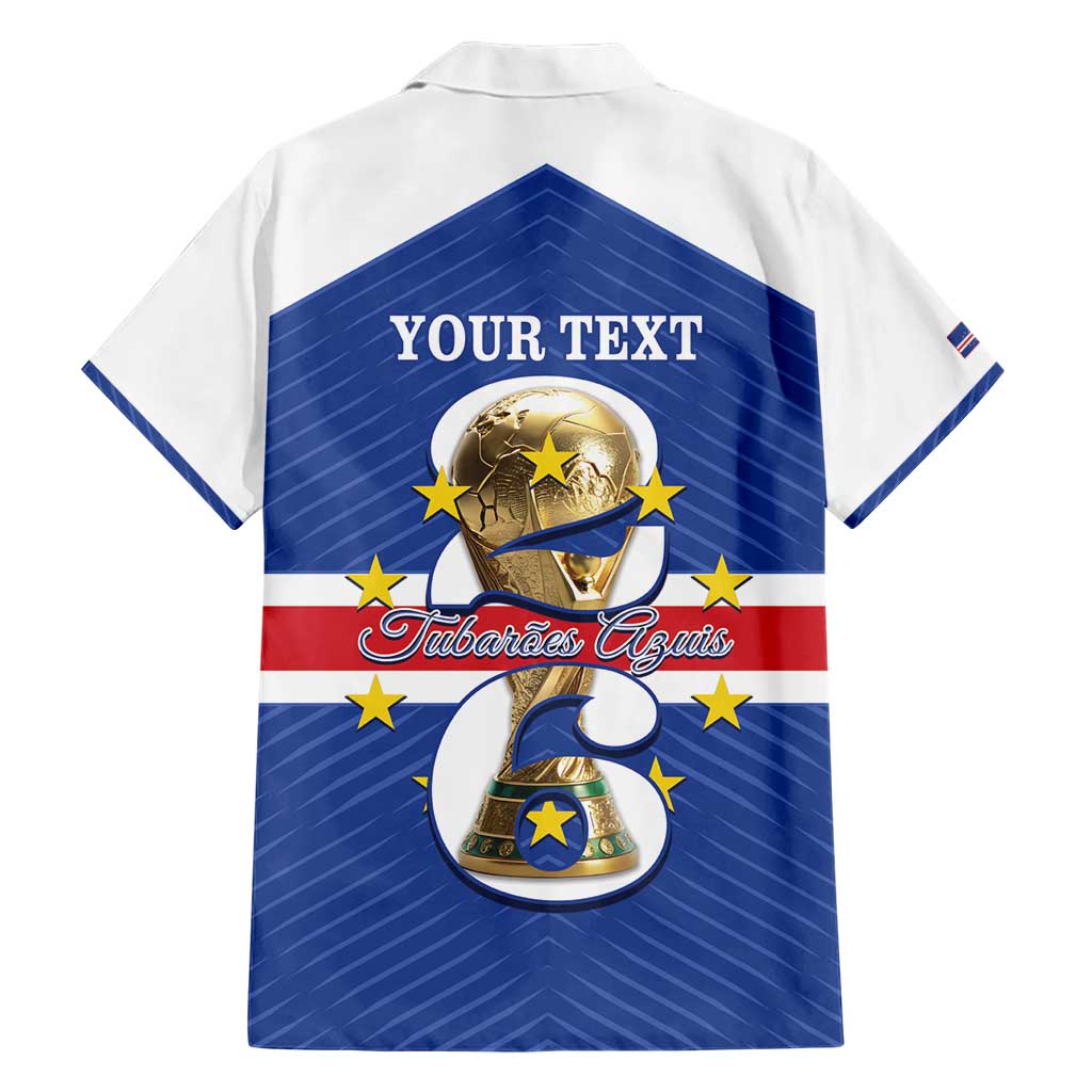 Personalized Cape Verde Football Hawaiian Shirt 2026 Tubaroes Azuis First-ever World Cup - Wonder Print Shop
