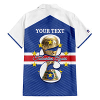 Personalized Cape Verde Football Hawaiian Shirt 2026 Tubaroes Azuis First-ever World Cup - Wonder Print Shop