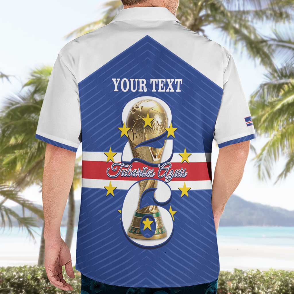 Personalized Cape Verde Football Hawaiian Shirt 2026 Tubaroes Azuis First-ever World Cup - Wonder Print Shop