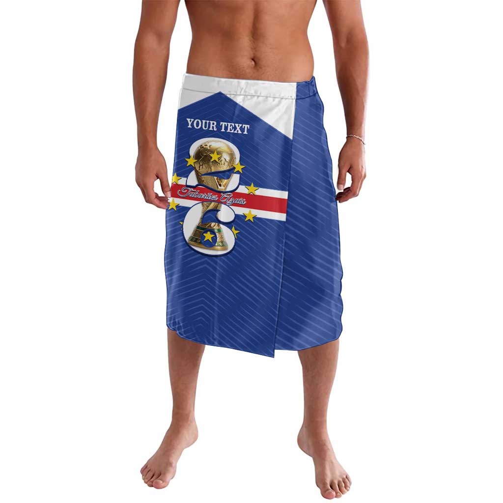 Personalized Cape Verde Football Lavalava 2026 Tubaroes Azuis First-ever World Cup - Wonder Print Shop