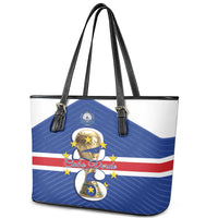 Cape Verde Football Leather Tote Bag 2026 Tubaroes Azuis First-ever World Cup - Wonder Print Shop