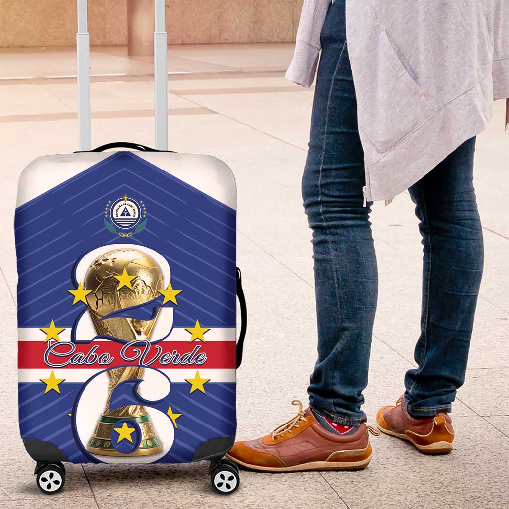 Cape Verde Football Luggage Cover 2026 Tubaroes Azuis First-ever World Cup - Wonder Print Shop