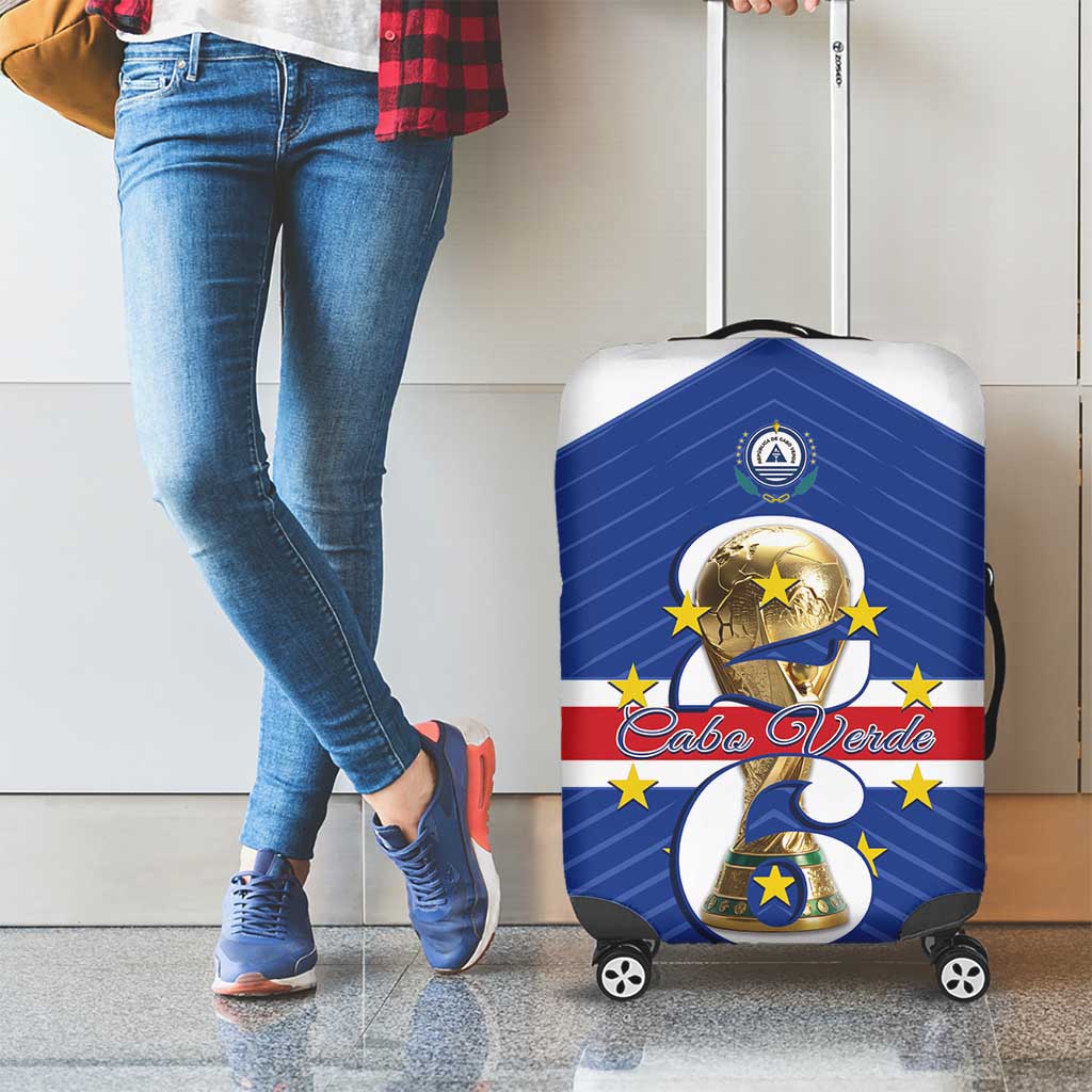 Cape Verde Football Luggage Cover 2026 Tubaroes Azuis First-ever World Cup - Wonder Print Shop