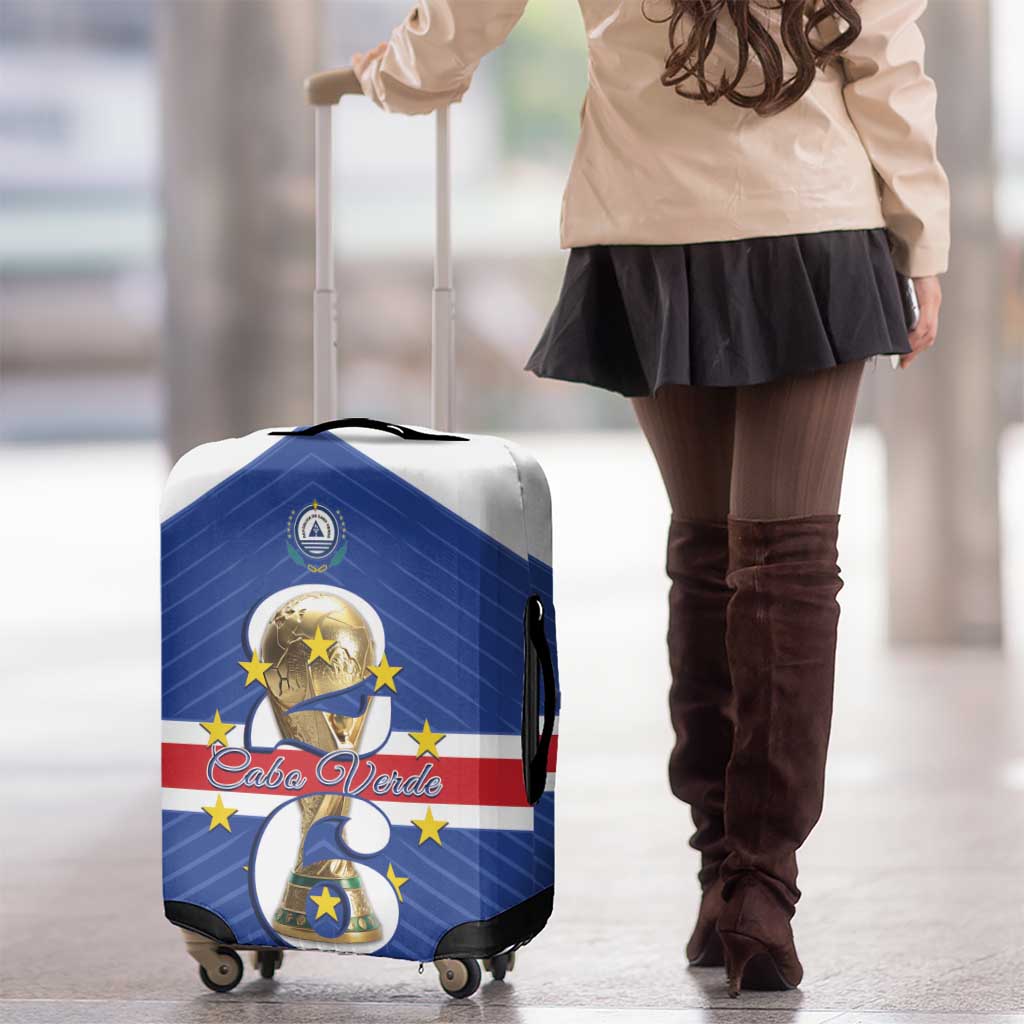 Cape Verde Football Luggage Cover 2026 Tubaroes Azuis First-ever World Cup - Wonder Print Shop