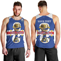 Personalized Cape Verde Football Men Tank Top 2026 Tubaroes Azuis First-ever World Cup - Wonder Print Shop