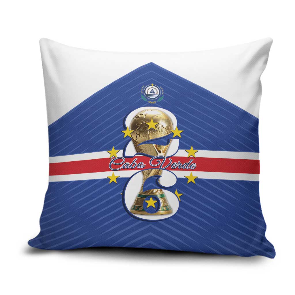 Cape Verde Football Pillow Cover 2026 Tubaroes Azuis First-ever World Cup - Wonder Print Shop