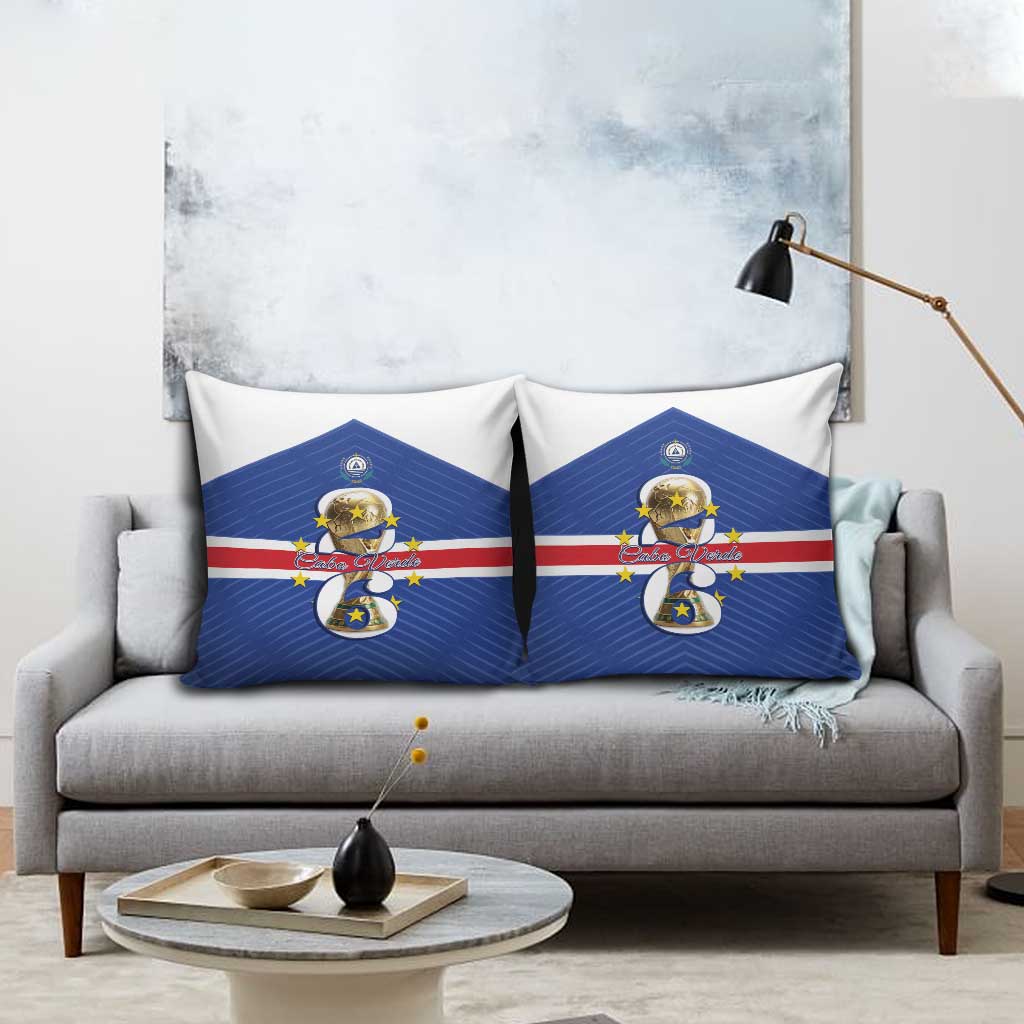 Cape Verde Football Pillow Cover 2026 Tubaroes Azuis First-ever World Cup - Wonder Print Shop