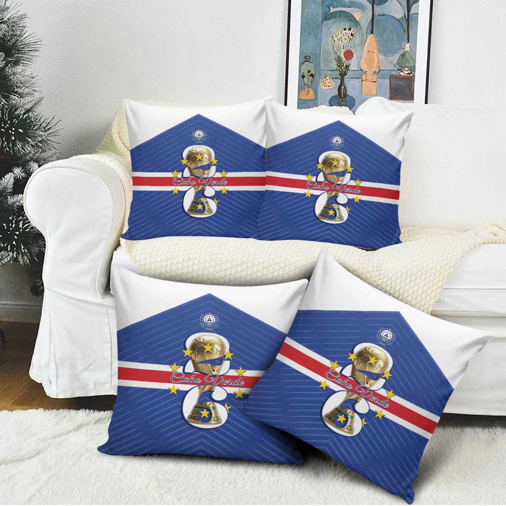 Cape Verde Football Pillow Cover 2026 Tubaroes Azuis First-ever World Cup - Wonder Print Shop