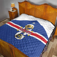 Cape Verde Football Quilt 2026 Tubaroes Azuis First-ever World Cup - Wonder Print Shop