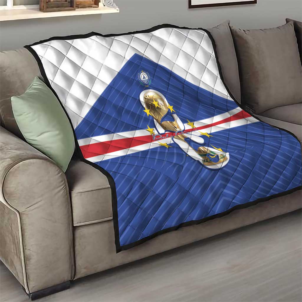 Cape Verde Football Quilt 2026 Tubaroes Azuis First-ever World Cup - Wonder Print Shop