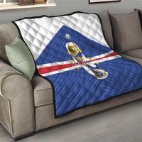 Cape Verde Football Quilt 2026 Tubaroes Azuis First-ever World Cup - Wonder Print Shop