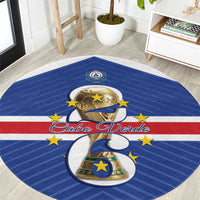 Cape Verde Football Round Carpet 2026 Tubaroes Azuis First-ever World Cup - Wonder Print Shop